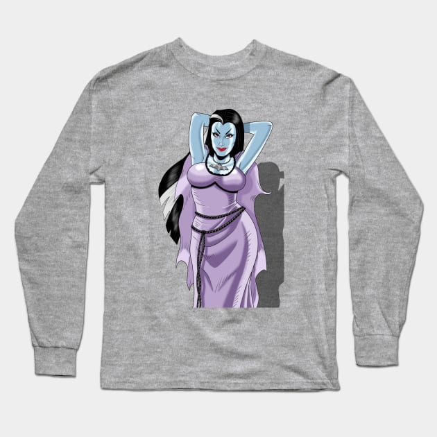 Vampire Wife Long Sleeve T-Shirt by ArtbyMyz